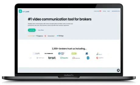 Berrycast website displayed on a Macbook