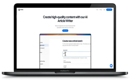 Saxby website displayed on a Macbook