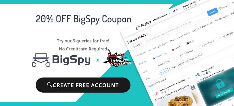 BigSpy coupon