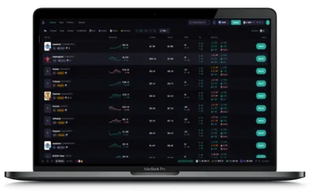 Based Bot website displayed on a Macbook