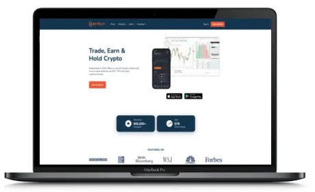 Bitbuy website displayed on a Macbook