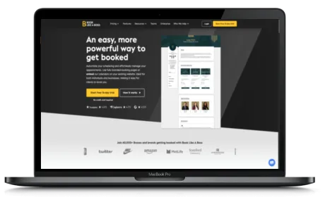 Blab website displayed on a Macbook