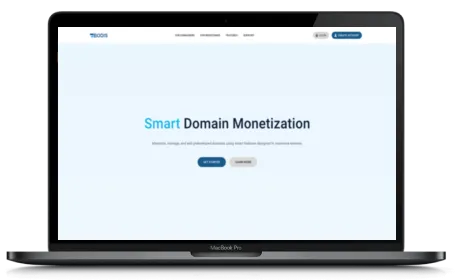 Bodis website displayed on a Macbook