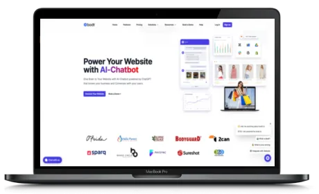 Bodt website displayed on a Macbook