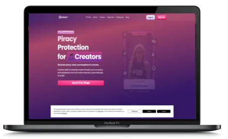 Ceartas website displayed on a Macbook