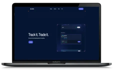 Cielo website displayed on a Macbook