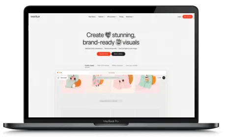 Exactly.ai website displayed on a Macbook