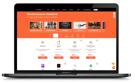 FamilyPro website displayed on a Macbook