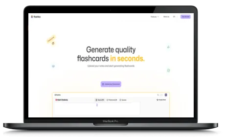 Flashka website displayed on a Macbook