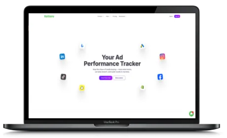 Keitaro website displayed on a Macbook