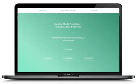 Kroscloud website displayed on a Macbook