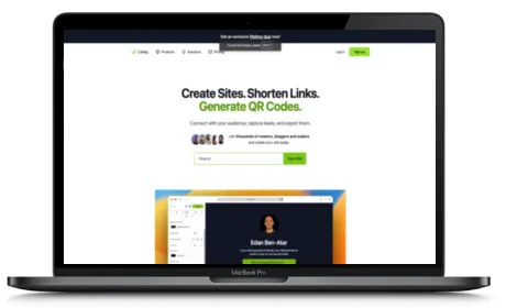 Limey website displayed on a Macbook