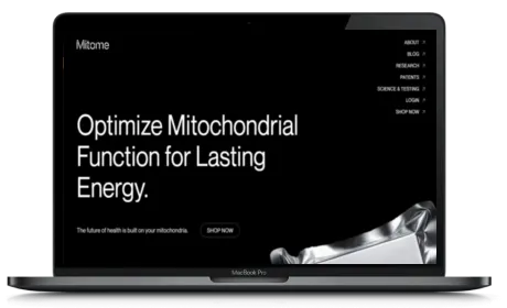 Mitome website displayed on a Macbook