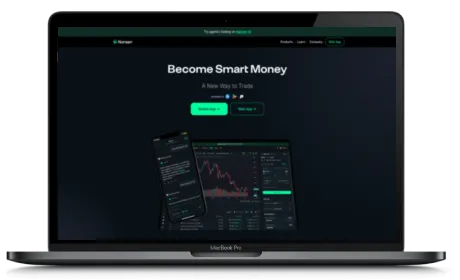 Nansen website displayed on a Macbook