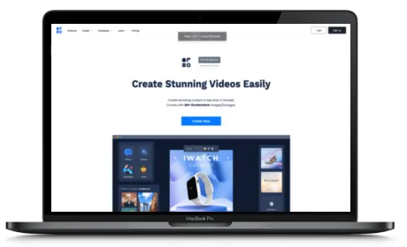 Offeo website displayed on a Macbook