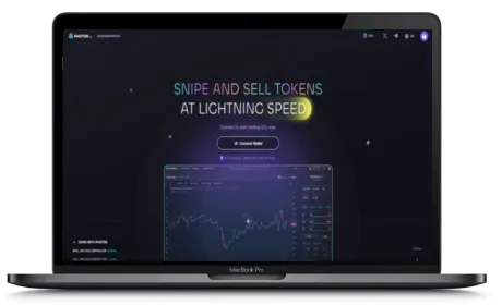 Photon SOL website displayed on a Macbook