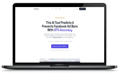 RuleBender website displayed on a Macbook
