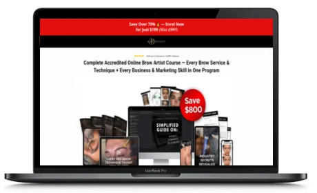The Detailist website displayed on a Macbook
