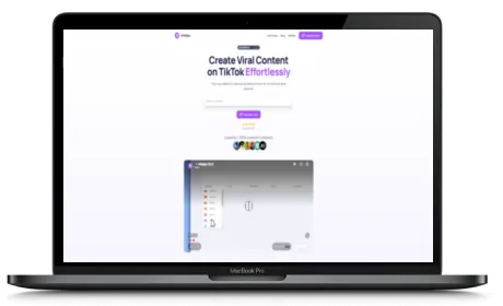 Vidalgo website displayed on a Macbook