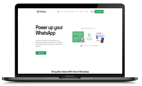 WA Toolbox website displayed on a Macbook