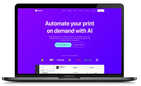 Wondrai website displayed on a Macbook