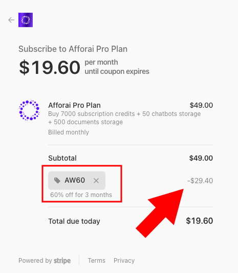 How To Apply Promotion Code Confirmation