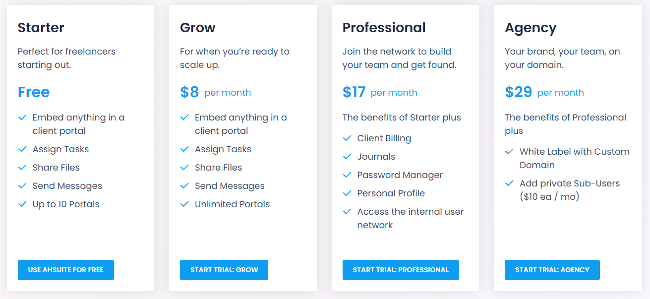 Monthly Billing