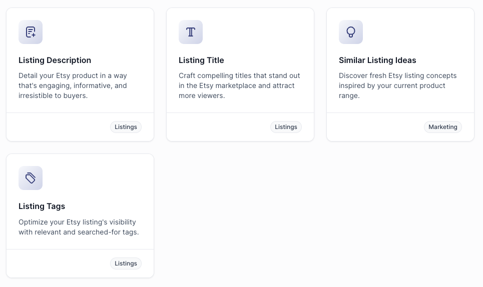Ai Templates Listings
