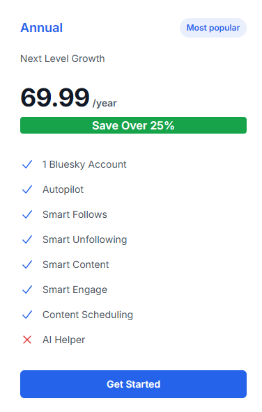 Yearly Billing
