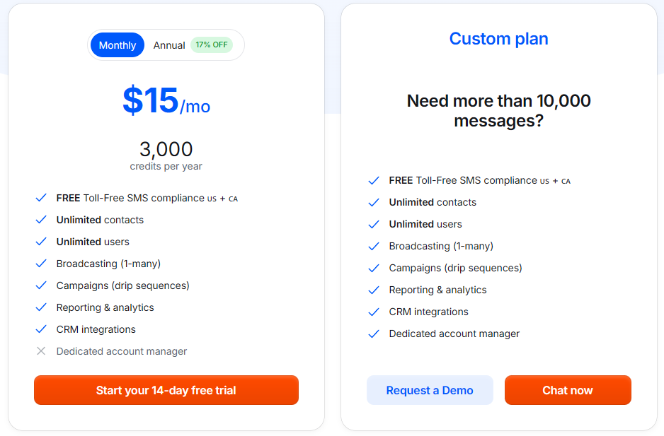 Monthly Billing