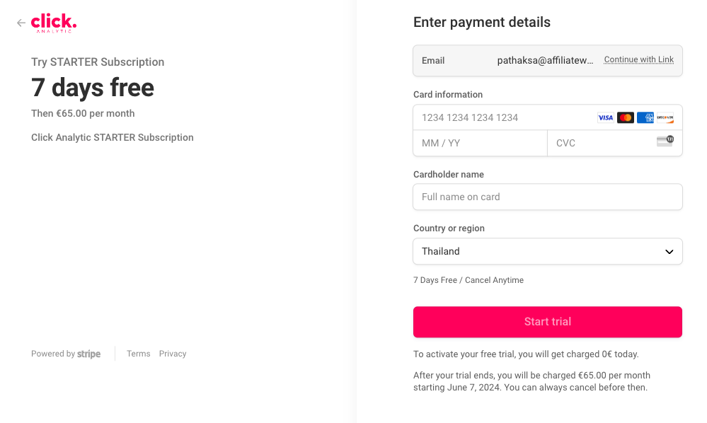 Activate Trial Step3