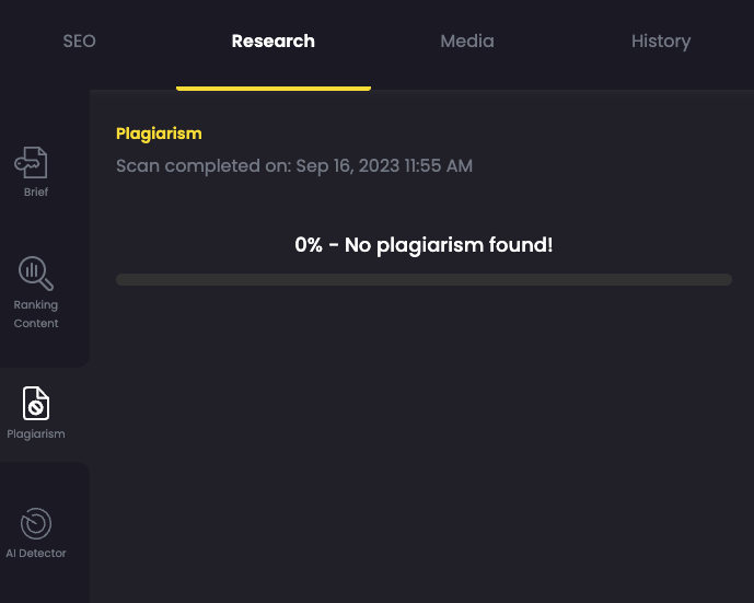 Plagiarism Scan Result