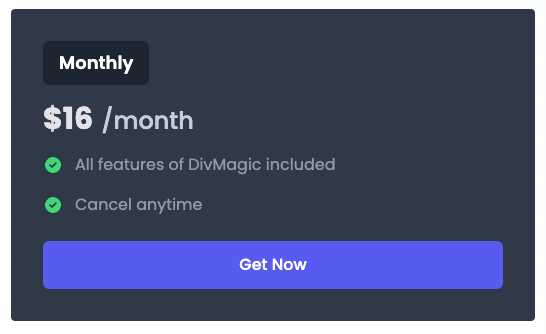 DivMagic price plans