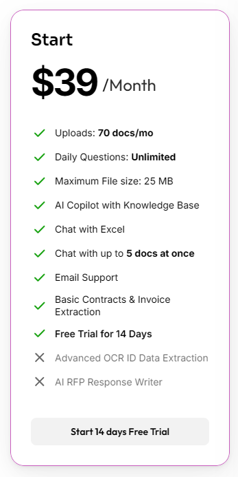 Monthly Billing