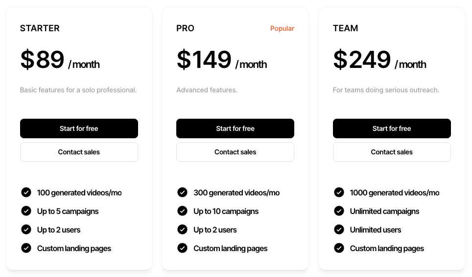 Dopplio price plans