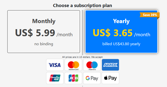 Monthly Billing