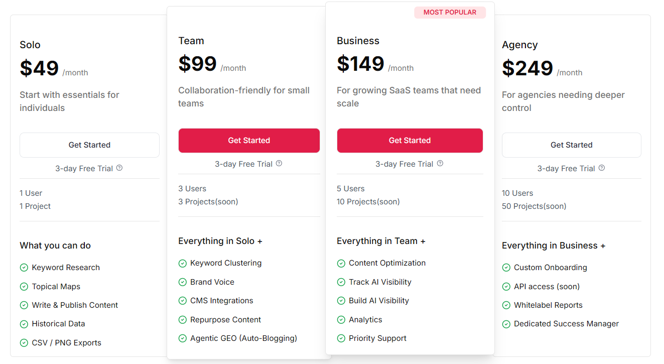 Monthly Billing