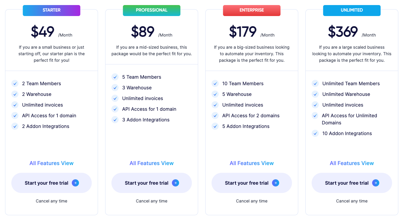 FullStro price plans