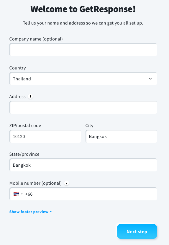 Complete Details Form