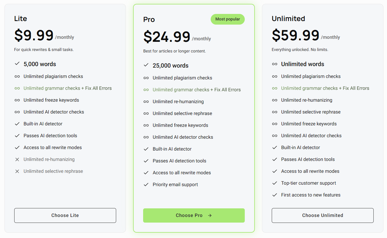 Monthly Billing