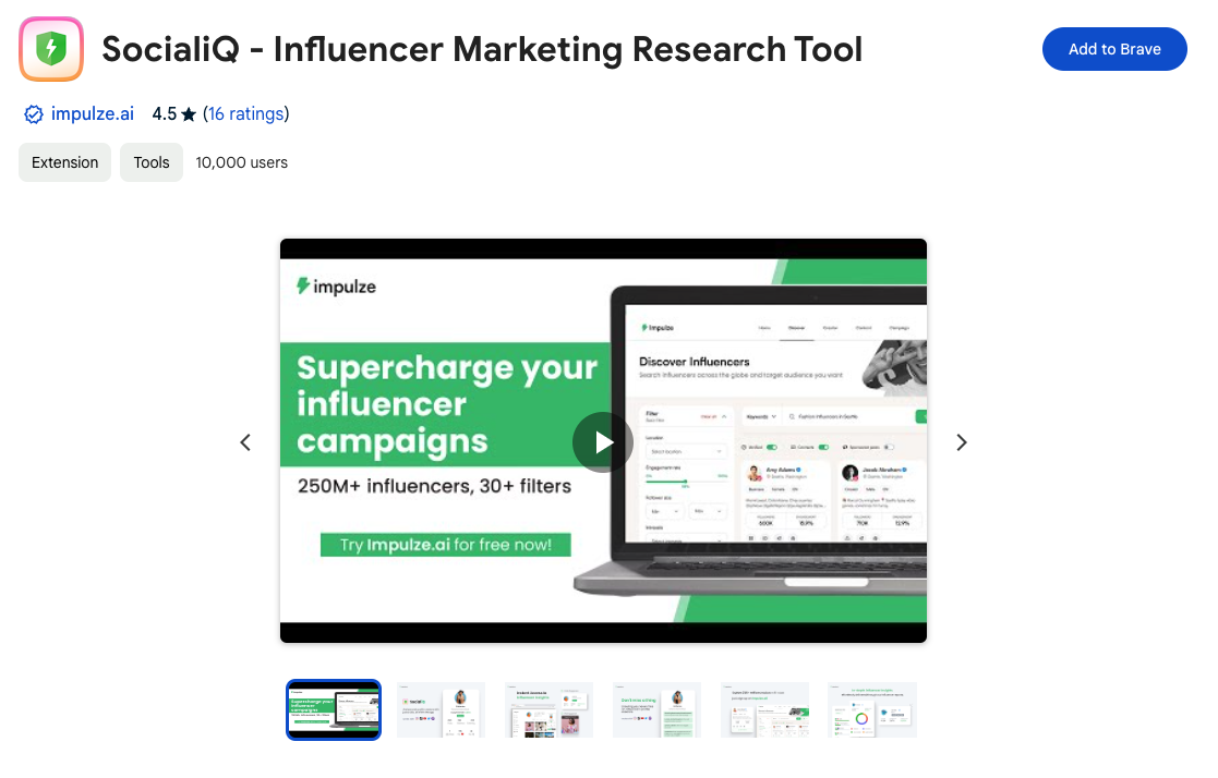 Socialiq Browser Extension