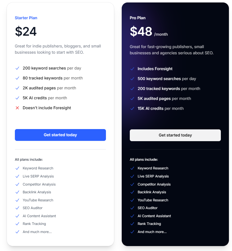 Monthly Billing