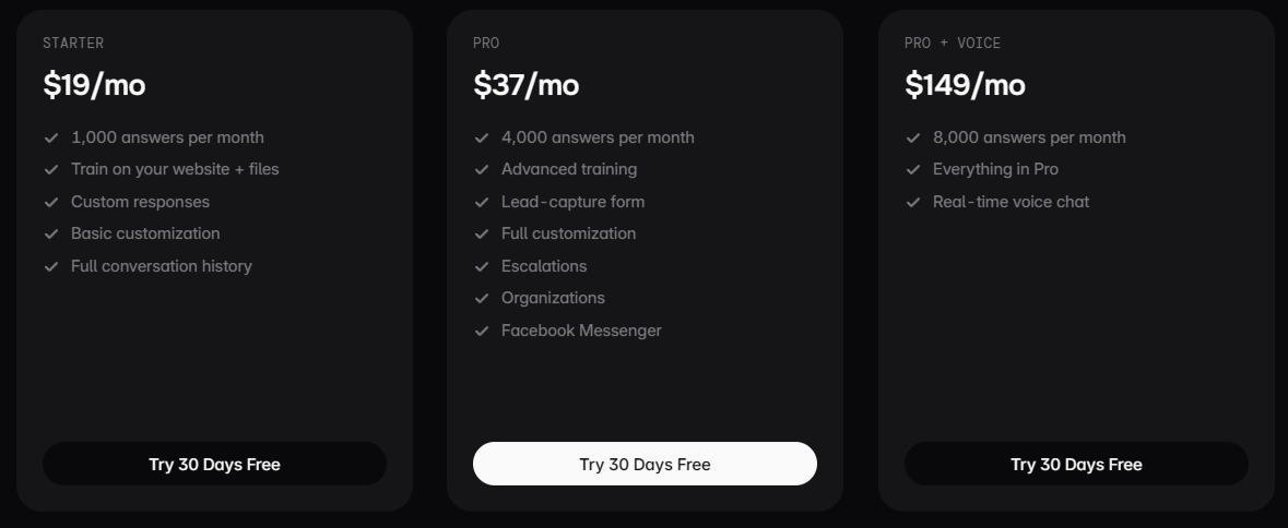 Monthly Billing