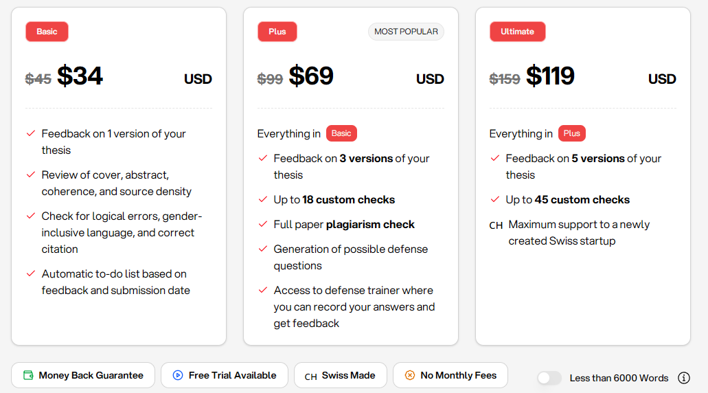 Pricing