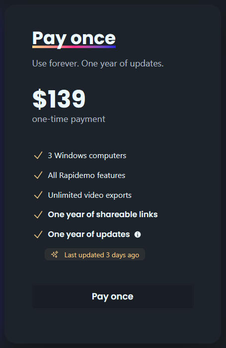 Pricing