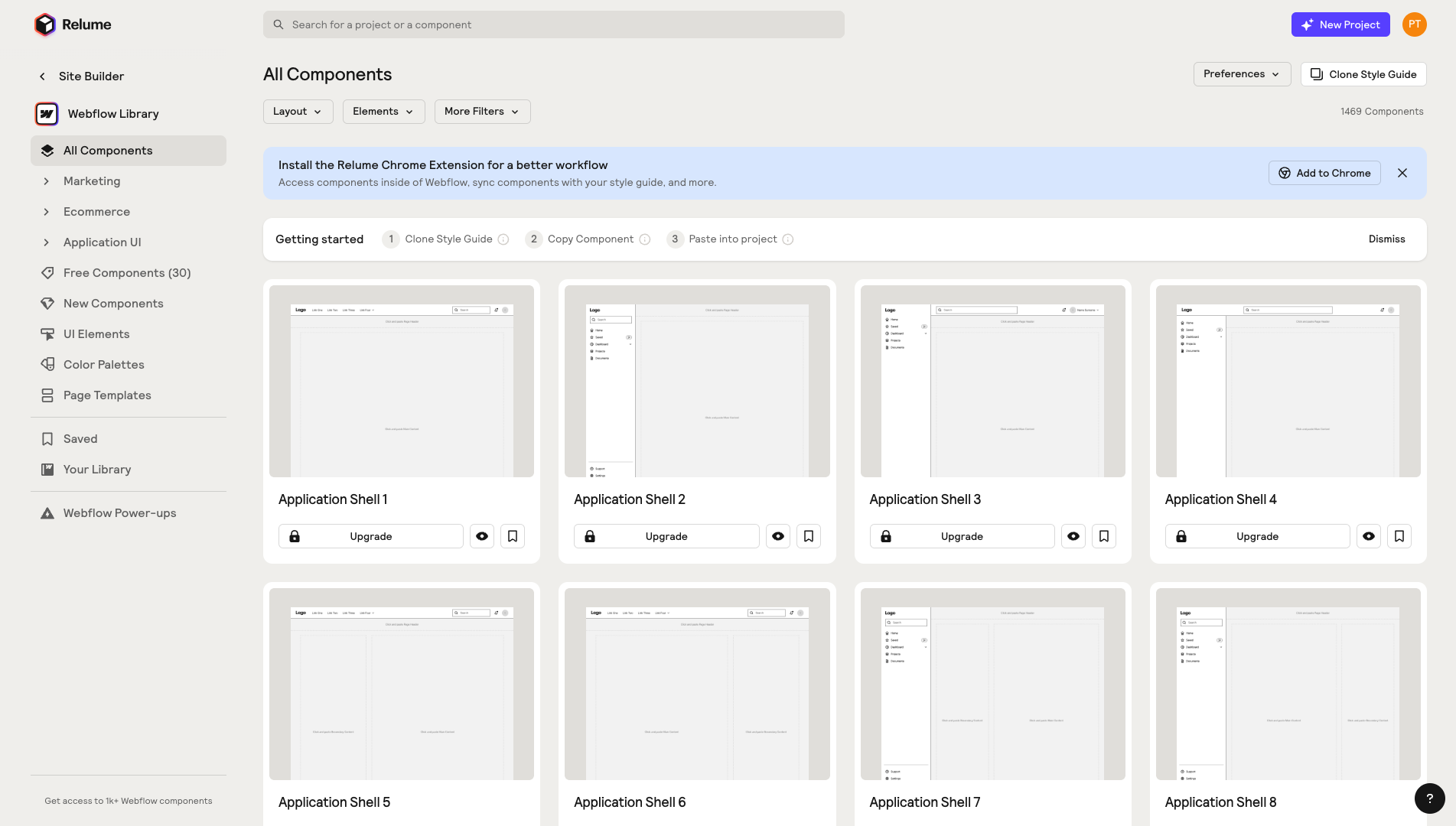 Webflow Components Library