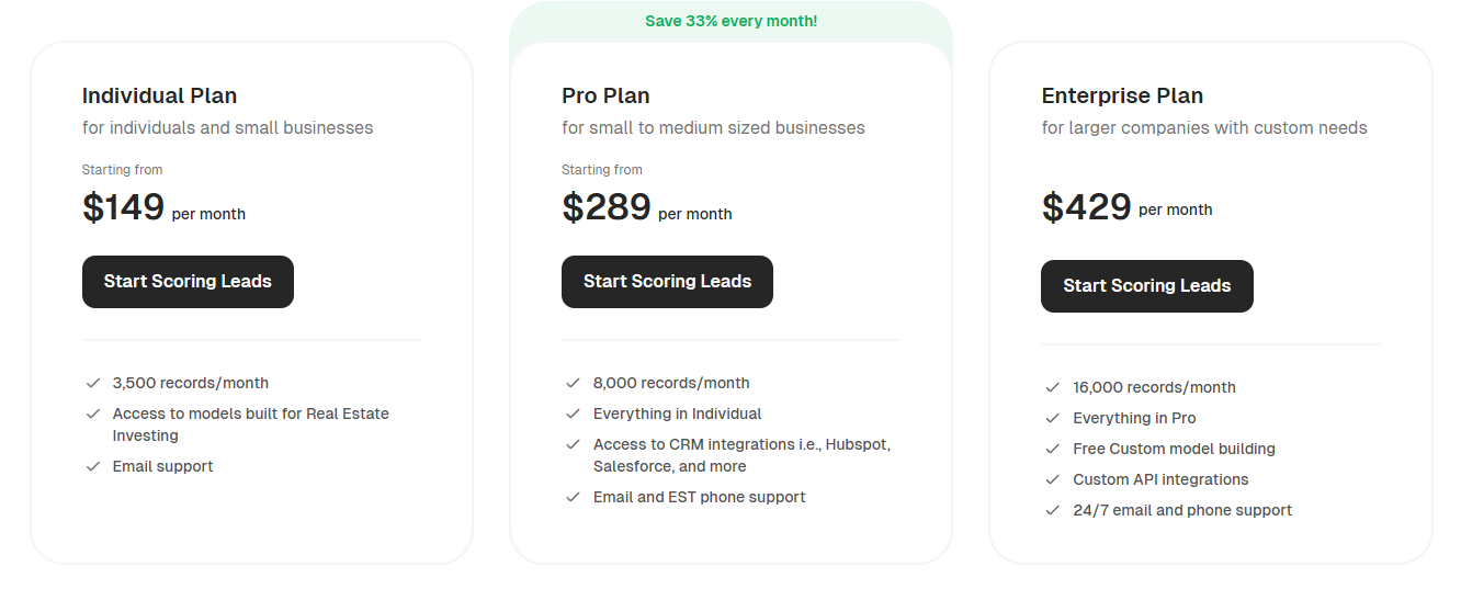 Monthly Billing