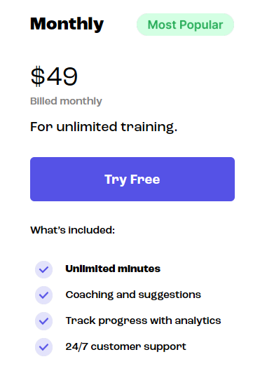 Monthly Billing