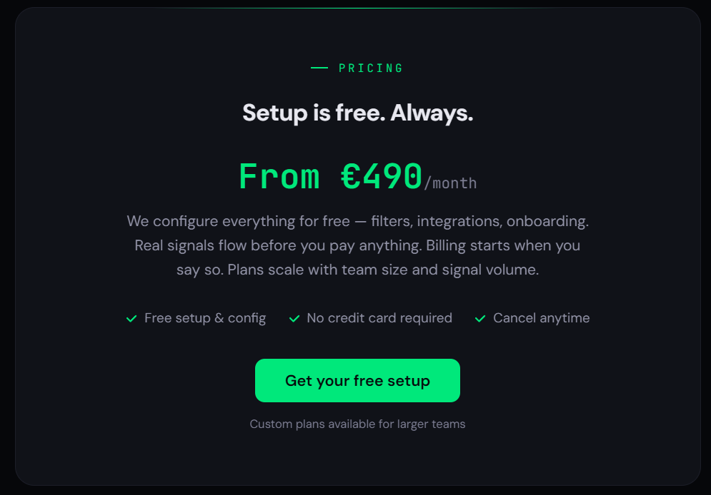 Monthly Billing