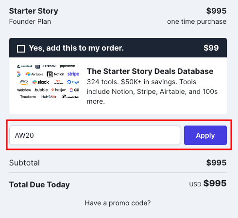 How To Apply Promo Code Step2